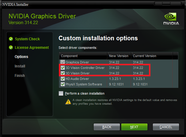 my nvidia 3d vision controller driver 335.21